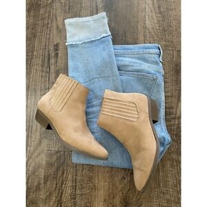 J Brand Blue Sadey Slim Straight Arise sz 25 Jeans Rare Capsule  Chic Minimalist